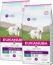 Eukanuba Daily Care Adult Sensitive Skin 2 x 12kg