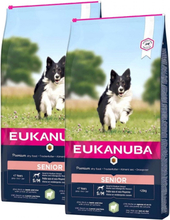 Eukanuba Dog Senior Small & Medium Breed Lamb & Rice 2x12 kg