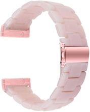 Fitbit Sense / Versa 3 resin bead watch strap - Pink