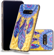 Samsung Galaxy S10e Hülle - 3D Diamond Effekt - Soft TPU Cover - Traumfänger