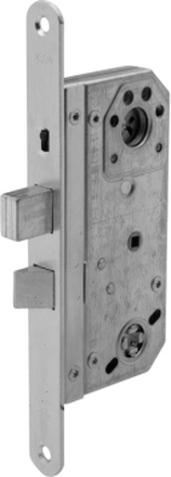 Godkänt låshus med rak regel ASSA 2000 höger med asymmetrisk låsstolpe
