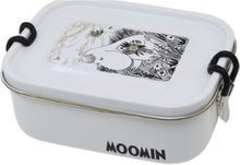 Moomin Graphic, Lunchbox In Tinplate Home Meal Time Lunch Boxes White Rätt Start