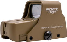 SoftAir Compact CQB Tactical Red Dot Sight Scope Tan