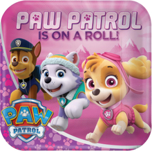 Papperstallrikar Paw Patrol Kvadrat Rosa - 8-pack