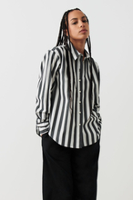 Gina Tricot - Poplin shirt - skjortor - Black - XS - Female
