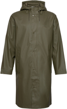 Wings Long Rain Jacket Outerwear Rainwear Rain Coats Khaki Green Tretorn