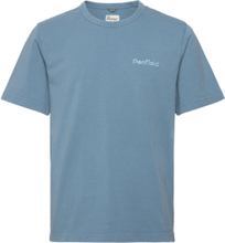 Garment Dyed T-Shirt T-shirts Short-sleeved Blå Penfield*Betinget Tilbud
