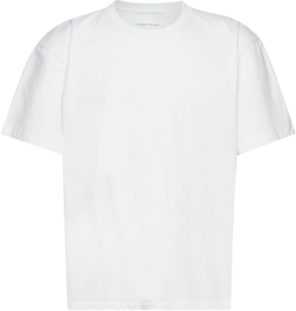 Gp Heavy Tee - White T-shirts Short-sleeved Hvit Garment Project*Betinget Tilbud