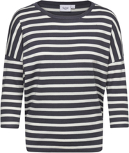 Mikasz Striped Pullover Tops Knitwear Jumpers Blue Saint Tropez