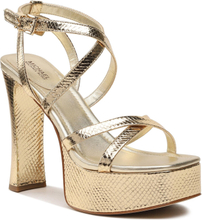 Sandaler MICHAEL Michael Kors Paola Platform Sandal 40S3PLHS1M Pale Gold