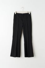 Gina Tricot - Petite bootcut trousers - wide - Black - M - Female