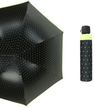 3 Falten Reiseschirm Welle Punkt Farbe Kleber Arch Teleskop Mode Anti-Ultraviolett Regen Schutz Regenschirm