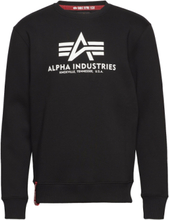 Basic Sweater Designers Sweatshirts & Hoodies Sweatshirts Black Alpha Industries