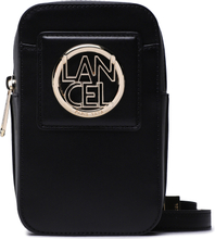 Handväska Lancel Mini Sac Vertical A12079JDTU Black/Gold