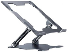 T618 Aluminum Alloy Foldable Hollow Out Notebook Stand Adjustable Heat Dissipation Laptop Desktop Ri