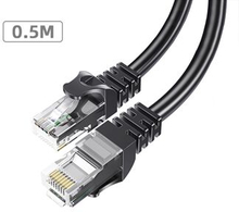 ESSAGER 0.5m Cat6 RJ45 Network LAN Cable Ethernet Cable Computer Patch Cord for Router