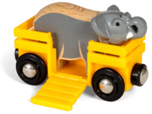 BRIO® WORLD Safari Dyrevogn Elefant