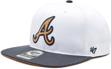 Keps 47 Brand MLB Atlanta Braves Corkscrew '47 CAPTAIN B-CORKS01WBP-WH White