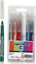 Colortime Glittertusch - 6-pack