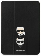 Karl Lagerfeld KLFC11OKCK iPad 11 Pro 2021 Bogomslag sort / sort Saffiano Karl & Choupette