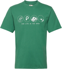 Multi Symbols T-Shirt T-shirts Short-sleeved Grønn Penfield*Betinget Tilbud