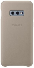 Etui Samsung EF-VG970LJ S10e G970 grå/grå lædercover