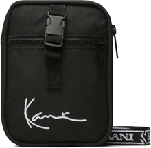 Handväska Karl Kani Signature Tape Messenger Bag 4002484 Black/White