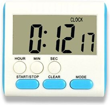 Magnetic Large LCD Digital Kitchen Timer with Loud Alarm Count Up & Down Clock 24 Hours Kitchen Time
