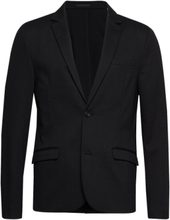 Superflex Knitted Blazer Suits & Blazers Blazers Single Breasted Blazers Svart Lindbergh*Betinget Tilbud