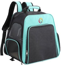 QS-051 Front Expandable Mesh Window Pet Carrier Backpack Cat Breathable Tote Shoulder Bag
