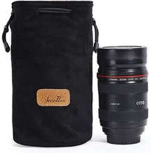 JCCOTTON FB-00001 For Canon Nikon Sony Wear-resistant Drawstring Bag Camera Lens Protection Sleeve P