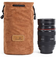 JCCOTTON FB-00001 For Canon Nikon Sony Wear-resistant Drawstring Bag Camera Lens Protection Sleeve P