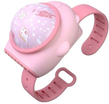 LT-S296 Cute Children Wrist Watch Fan Cooler Creative Projection Student USB Charging Summer Bladele