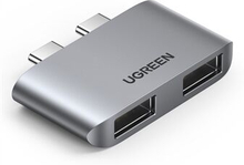 UGREEN USB C til USB Adapter Thunderbolt 3TB Dual USB 3.0 Hub kompatibel med MacBook Air M1 2020 201