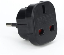 UK to EU AC Travel Power Socket Plug Adapter Converter