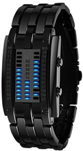 SKMEI Couple Watches LED 30M Waterproof Digital Electronic Wrist Watch with Display Time Calendar Da