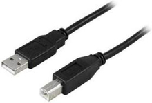 DELTACO USB Cable | USB-A - USB-B | 2.0 | 5m | Black