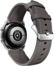 Honor MagicWatch 2 46mm textured cowhide leather watch strap - Grey