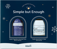 Klairs Simple but Enough - Skincare Kit Unscented Toner & Vitamin E Mask - 45 ml