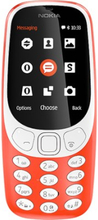 Nokia 3310 Dual-sim Varm Rød (skinnende)