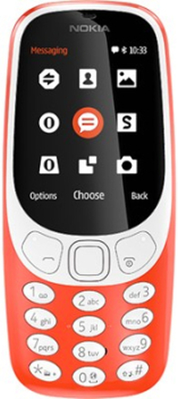 Nokia 3310 Dual-sim Varm Rød (skinnende)