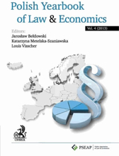 Polish Yearbook of Law and Economics. Vol. 4 (2014)