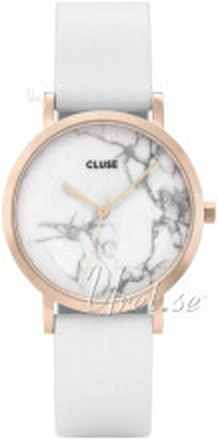 Cluse CL40110 Vit/Läder Ø33 mm