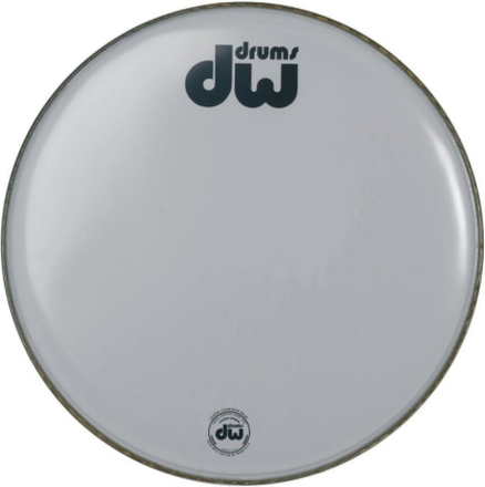 DW Bass drum head White coated 20" CW-20K