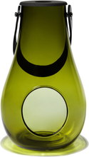 Holmegaard - Design With Light hurricane lanterne 25 cm olivengrønn