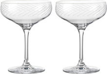 Holmegaard - Cabernet Lines cocktailglass 29 cl 2 stk klar