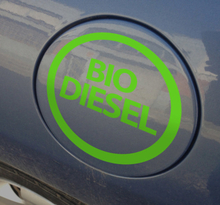 Autosticker Bio-diesel