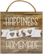 Træskilt Happiness is Homemade