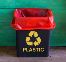Recycle plastic sticker