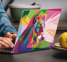 Stickers voor laptop Kleurrijke leeuw